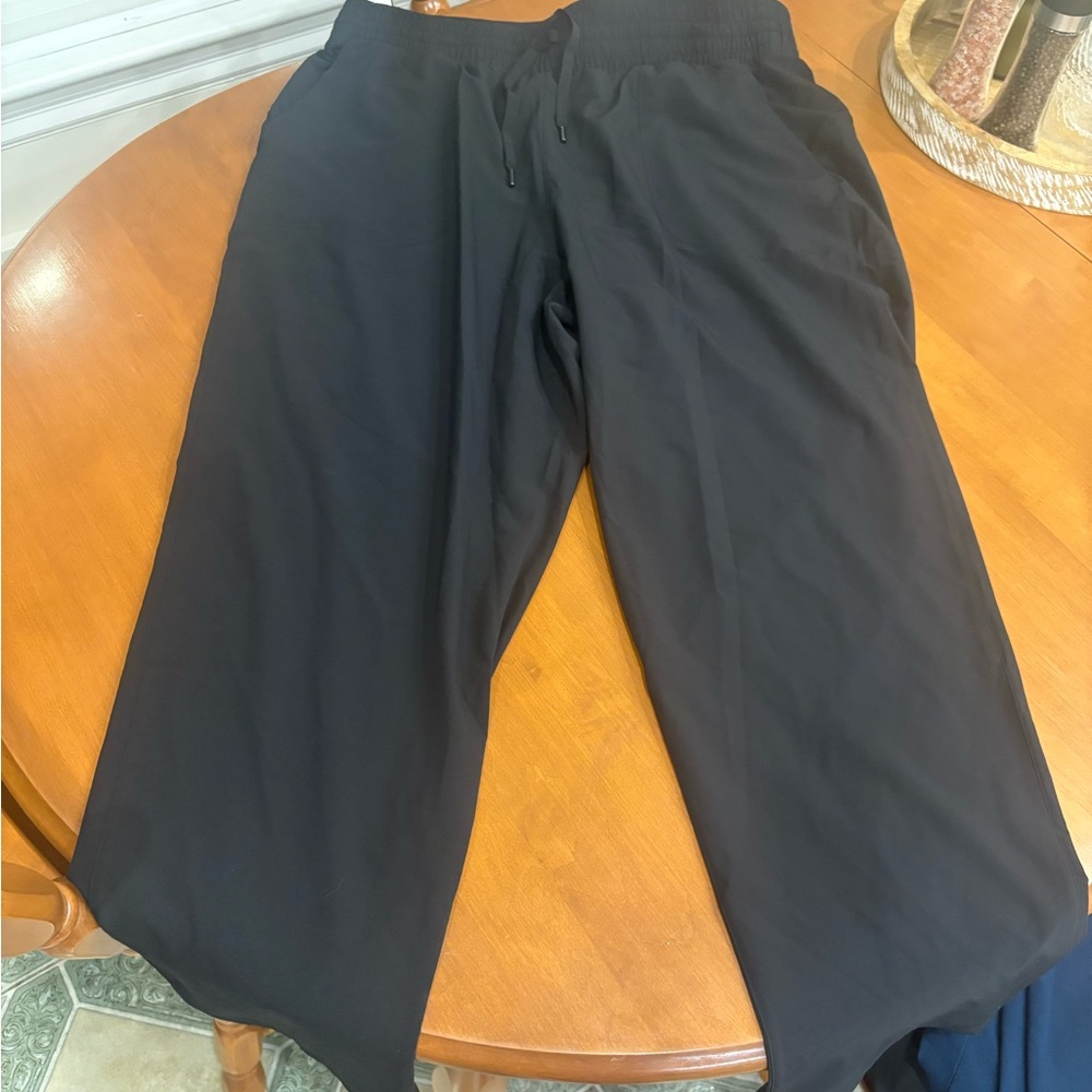 SPANX Black Track Pants